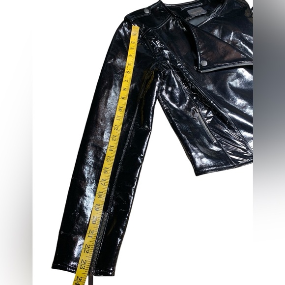 AS by DF,  Recycle Patent Leather, Moto Jacket - Picture 13 of 13